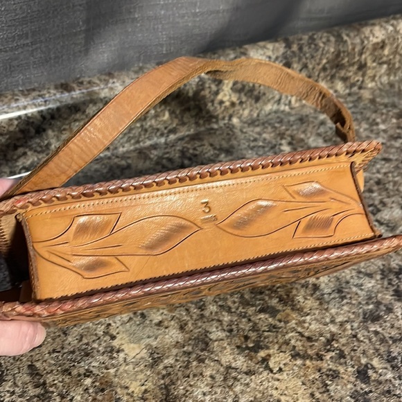 Vintage Leather Purse from Mexico - Picture 3 of 9